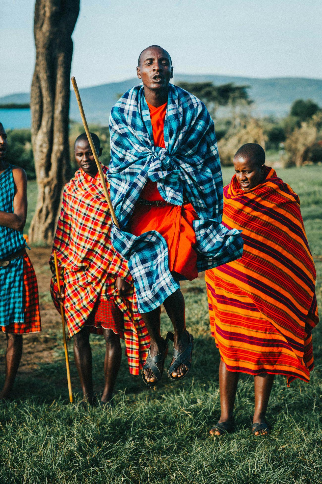 maasai village visit jumping 2