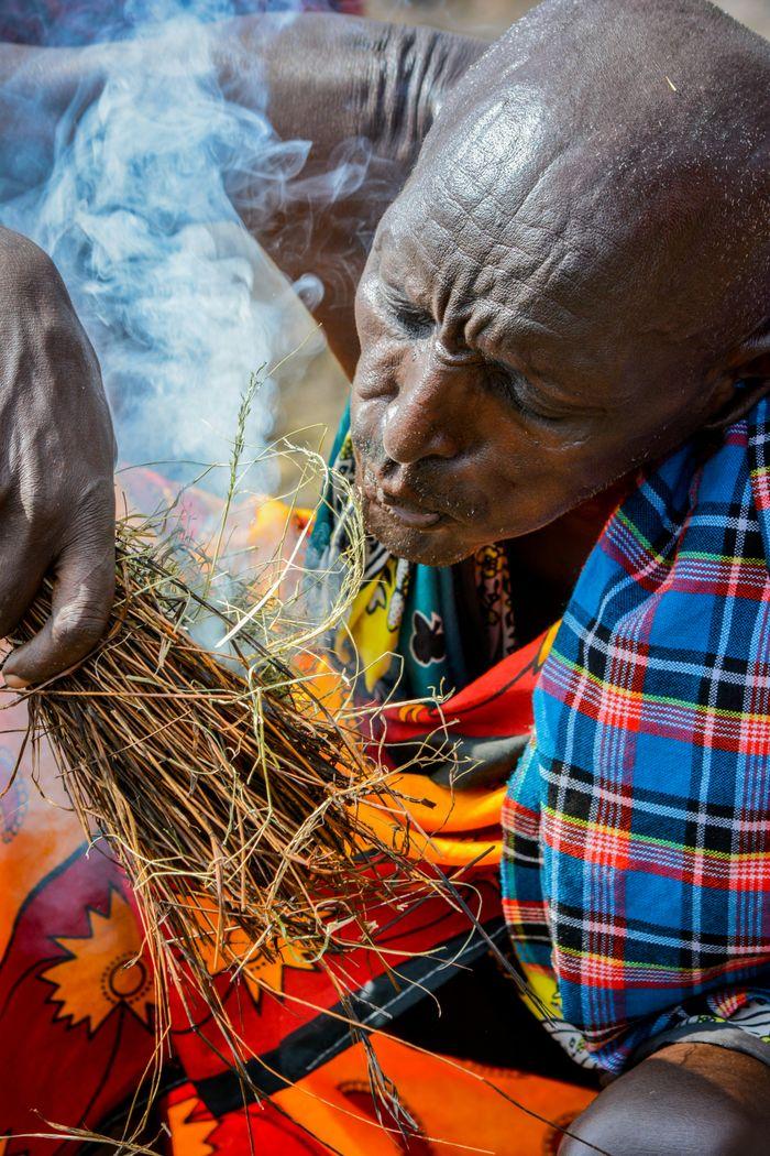 maasai village visit fire 3